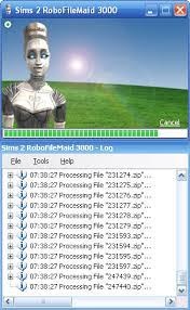 Sims 2 RoboFileMaid 3000