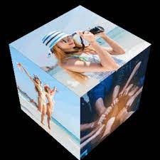 Free GIF 3D Cube Webcam